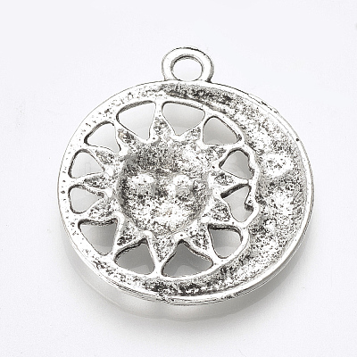 Tibetan Style Alloy Pendants LS-X-TIBE-T010-06AS-RS-1