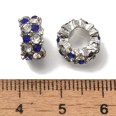 Rack Plating Alloy European Beads FIND-H005-04P-1