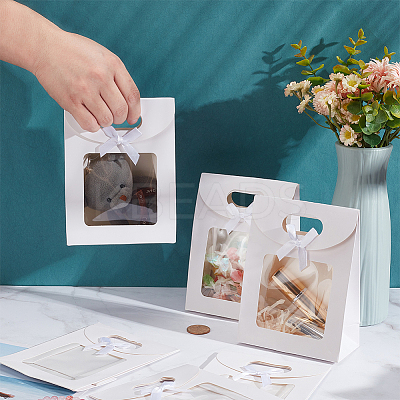 Rectangle Paper Gift Bags LS-ABAG-WH0044-39B-1