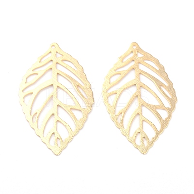Brass Pendants X-KK-O139-06G-1