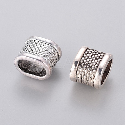Tibetan Style Slide Charms TIBEB-4804-AS-FF-1