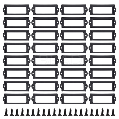 40Pcs Iron Label Frame FIND-MA0001-20EB-1