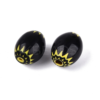 Handmade Millefiori Glass Barrel Beads LA-N002-23C-1