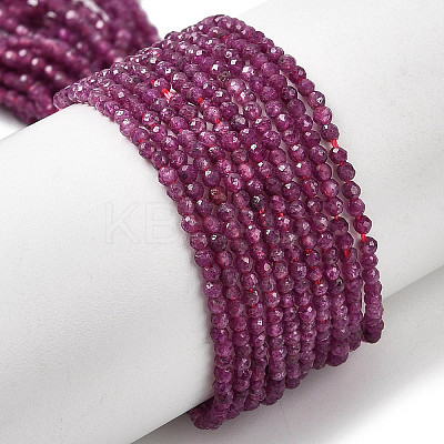 Natural Ruby Beads Strands X-G-K366-C09-2mm-1