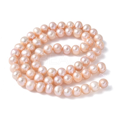 Natural Cultured Freshwater Pearl Beads Strands PEAR-I007-07O-05B-1
