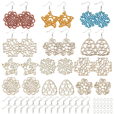 DIY Dangle Earring Making Kits DIY-SC0001-73P-1
