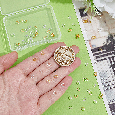 80Pcs 2 Colors 925 Sterling Silver Soldered Closed Jump Rings STER-PH0003-41-1