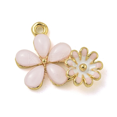 Rack Plating Alloy Enamel Pendants FIND-M033-08A-03-1