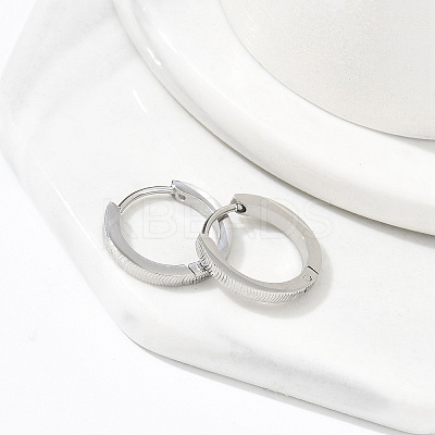 304 Stainless Steel Hoop Earrings for Women EJEW-C096-58P-1