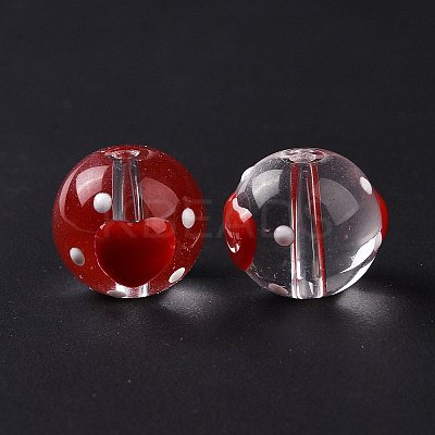 Transparent Glass Beads LAMP-B021-03A-04-1
