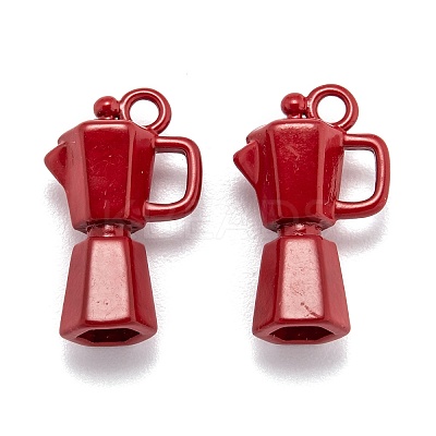 Spray Painted Brass Pendants KK-P196-C01-1
