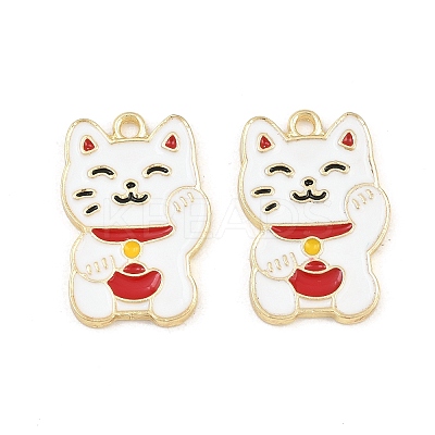 Alloy Enamel Pendants AL-CBA1F11-04G-A-1