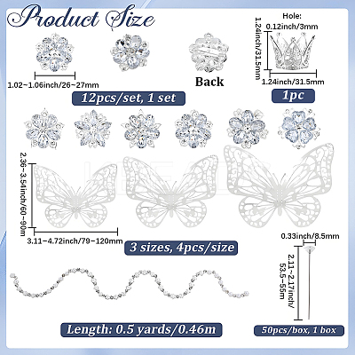 DIY Flower Bouquet Decoration Kits DIY-SP0006-58S-1