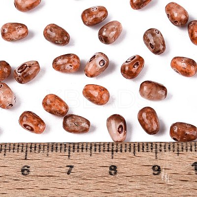 Picasso Glass Seed Beads SEED-N012-10E-1