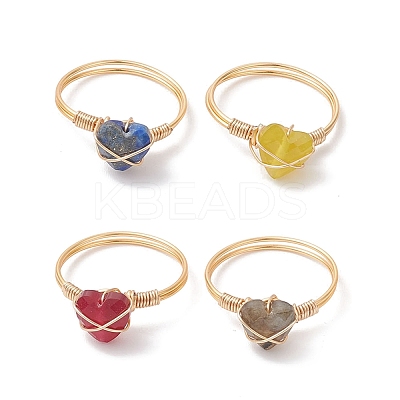 Gemstone Finger Rings RJEW-TA00232-01-1