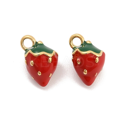 304 Stainless Steel Enamel Charms STAS-D384-04C-G-1