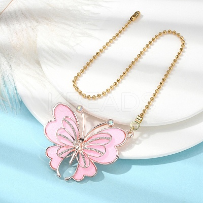 Butterfly Alloy Rhinestone Ceiling Fan Pull Chain Extenders FIND-JF00115-02-1