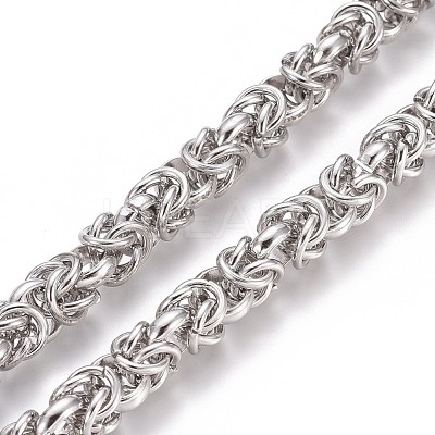Tarnish Resistant Handmade 304 Stainless Steel Rope Chains CHS-L024-007P-1