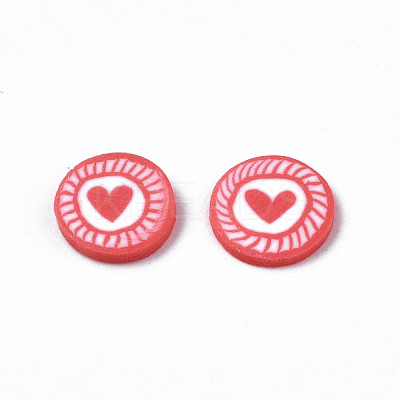 Handmade Polymer Clay Cabochons X-CLAY-N006-68-1