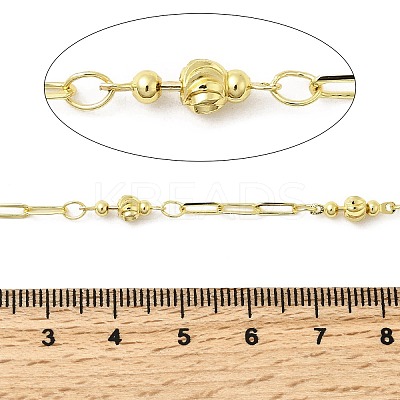 Brass Figaro Chains KK-D391-02G-1