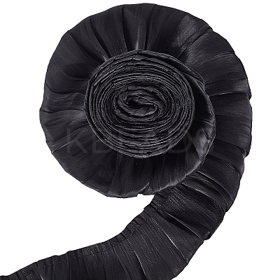 5M Double Layer Polyester Pleated Lace Ribbon OCOR-CY0001-41A-1