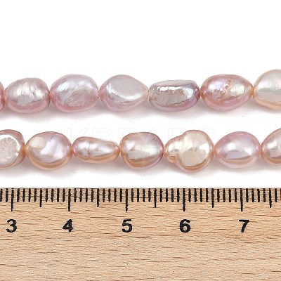 Natural Cultured Freshwater Pearl Beads Strands PEAR-P064-20J-05D-1