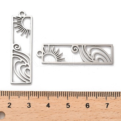 Non-Tarnish 304 Stainless Steel Pendants STAS-B054-02P-1