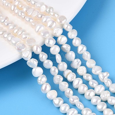Natural Cultured Freshwater Pearl Beads Strands PEAR-T006-18B-1