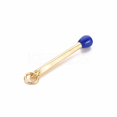 Brass Enamel Pendants X-KK-S362-032A-NR-1