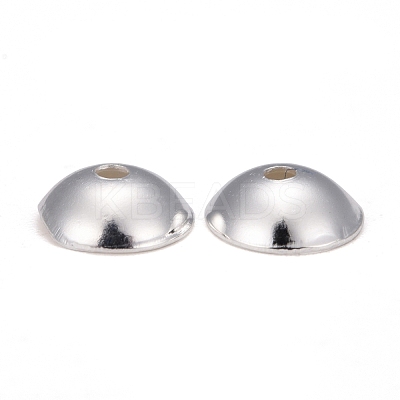 201 Stainless Steel Bead Caps STAS-F040-20D-S-1
