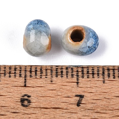Handmade Crackle Porcelain Beads PORC-Q008-06A-09-1