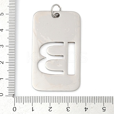 304 Stainless Steel Pendants STAS-M115-01P-B-1