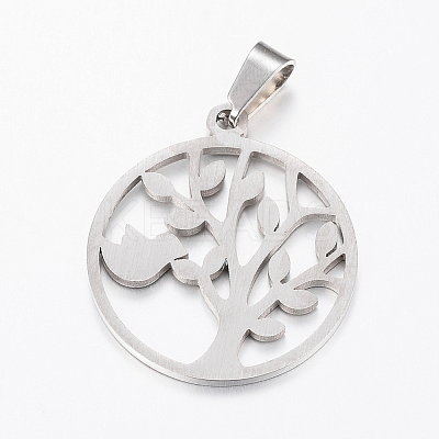 Non-Tarnish 304 Stainless Steel Pendants STAS-I074-05P-1