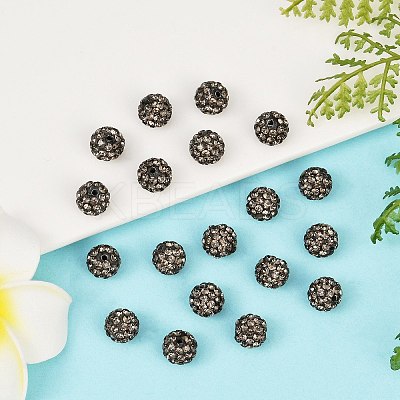 Pave Disco Ball Beads RB-H258-8MM-215-1