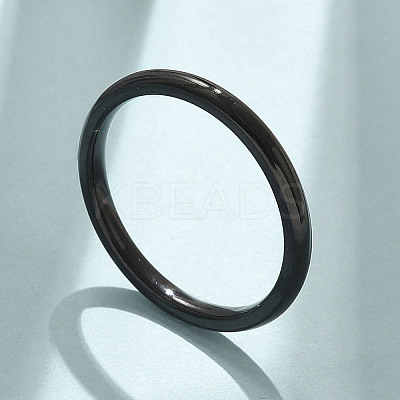 Ion Plating(IP) 304 Stainless Steel Plain Band Rings STAS-I160-E03-EB-1