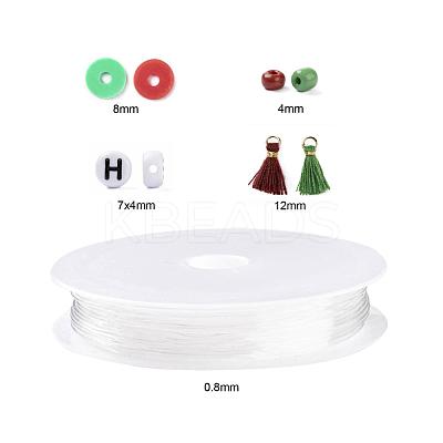 3 Colors 1155Pcs DIY Christmas Theme Stretch Bracelets Making Kits DIY-LS0001-22B-1