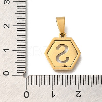304 Stainless Steel Charms LS-STAS-H227-01G-S-1