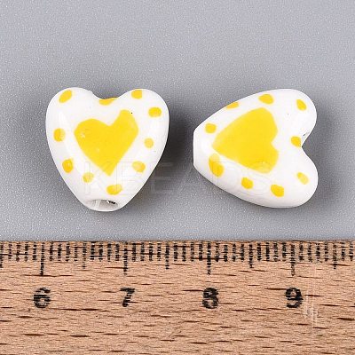 Handmade Porcelain Beads PORC-Q005-11E-1