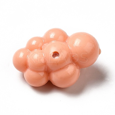 Macaron Color Opaque Acrylic Beads MACR-J122-08A-1