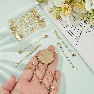 20Pcs Brass Chain Extender KK-BBC0022-89-1
