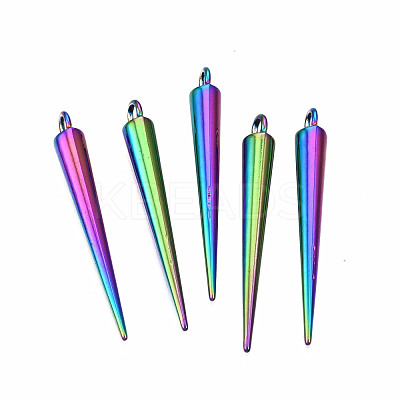 Rainbow Color Alloy Pendants PALLOY-N163-112-NR-1