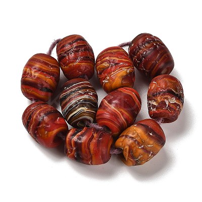 Handmade Lampwork Beads Strands LAMP-C016-01A-1