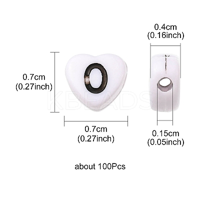 Opaque Acrylic Enamel Beads MACR-YW0002-23-1