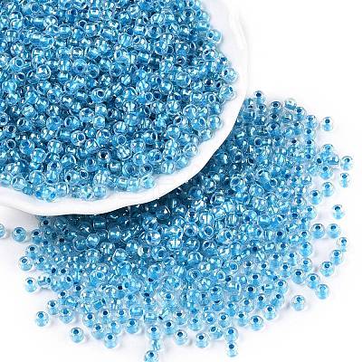 6/0 Transparent Inside Colours Glass Seed Round Beads X1-SEED-N006-004D-1