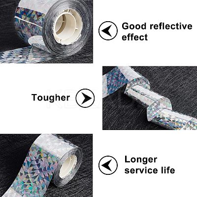 Self-Adhesive Bird Repellent Scare Tape TOOL-FH0001-12-1
