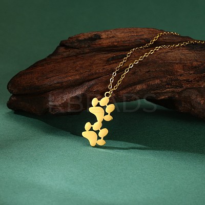 304 Stainless Steel Pendants LS-STAS-E501-01G-02-1