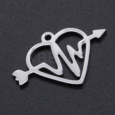 Non-Tarnish 201 Stainless Steel Pendants STAS-T054-JN771-1-1