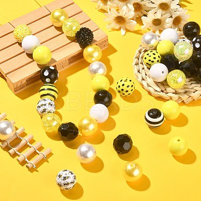 Opaque Acrylic Beads Set MACR-CJC0001-13A-02-1