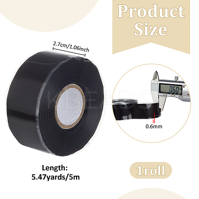 Silicone Self Adhesive Tape AJEW-WH0696-193-1