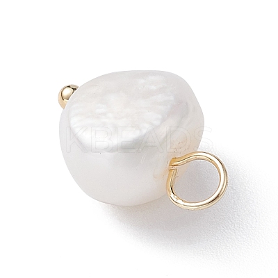 Natural Pearl Pendants PALLOY-JF02200-02-1